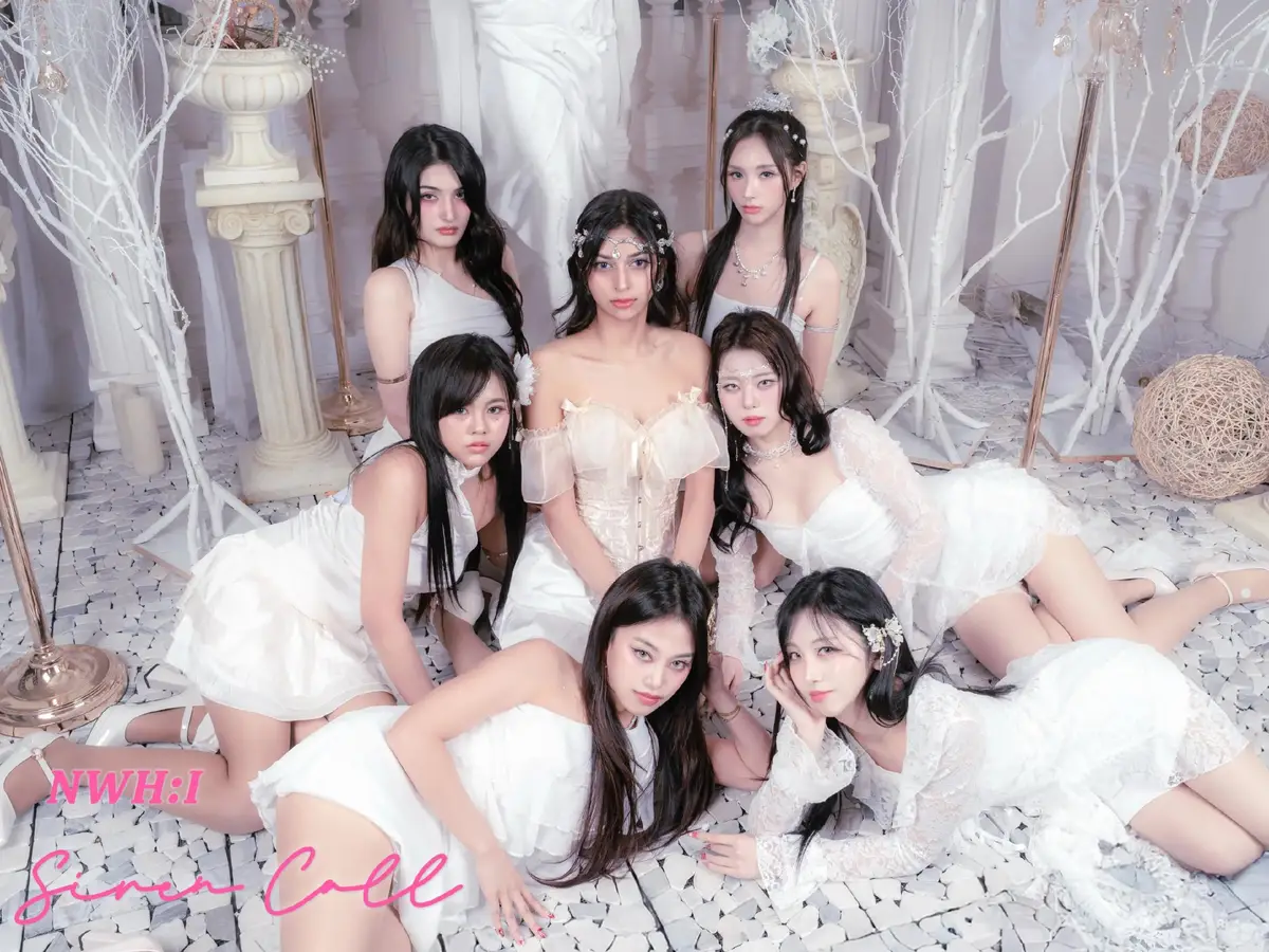 NWH:I members are Nina, Via, Seungjoo, Alice, Nicole, Mariam, and Vanesya.