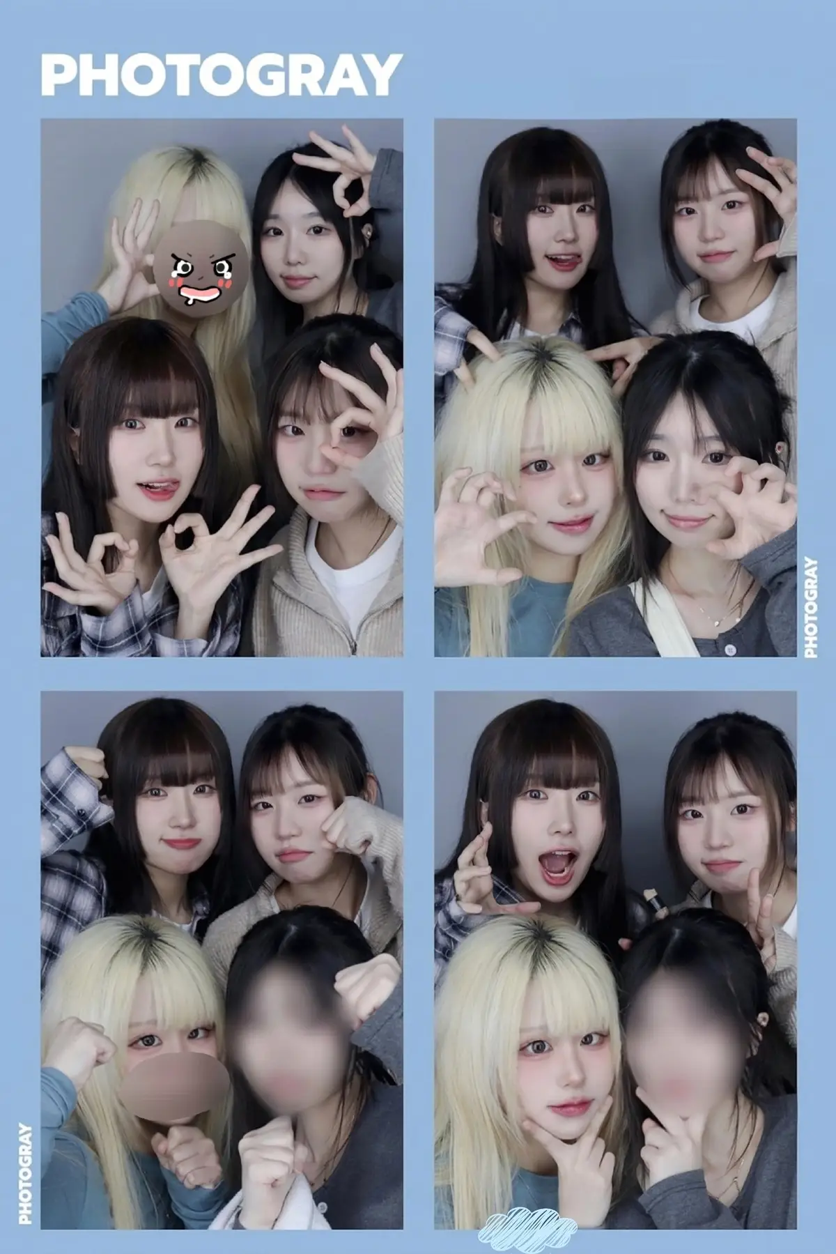 ORIKA members are Ayaka, Utsuki, Kina, and Miko.