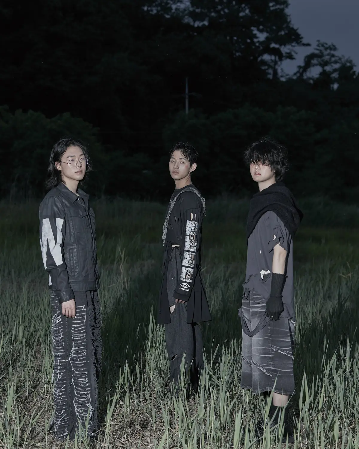 OUTSIDE PETER members are Yejun, Yoonseong, and Suchan.
