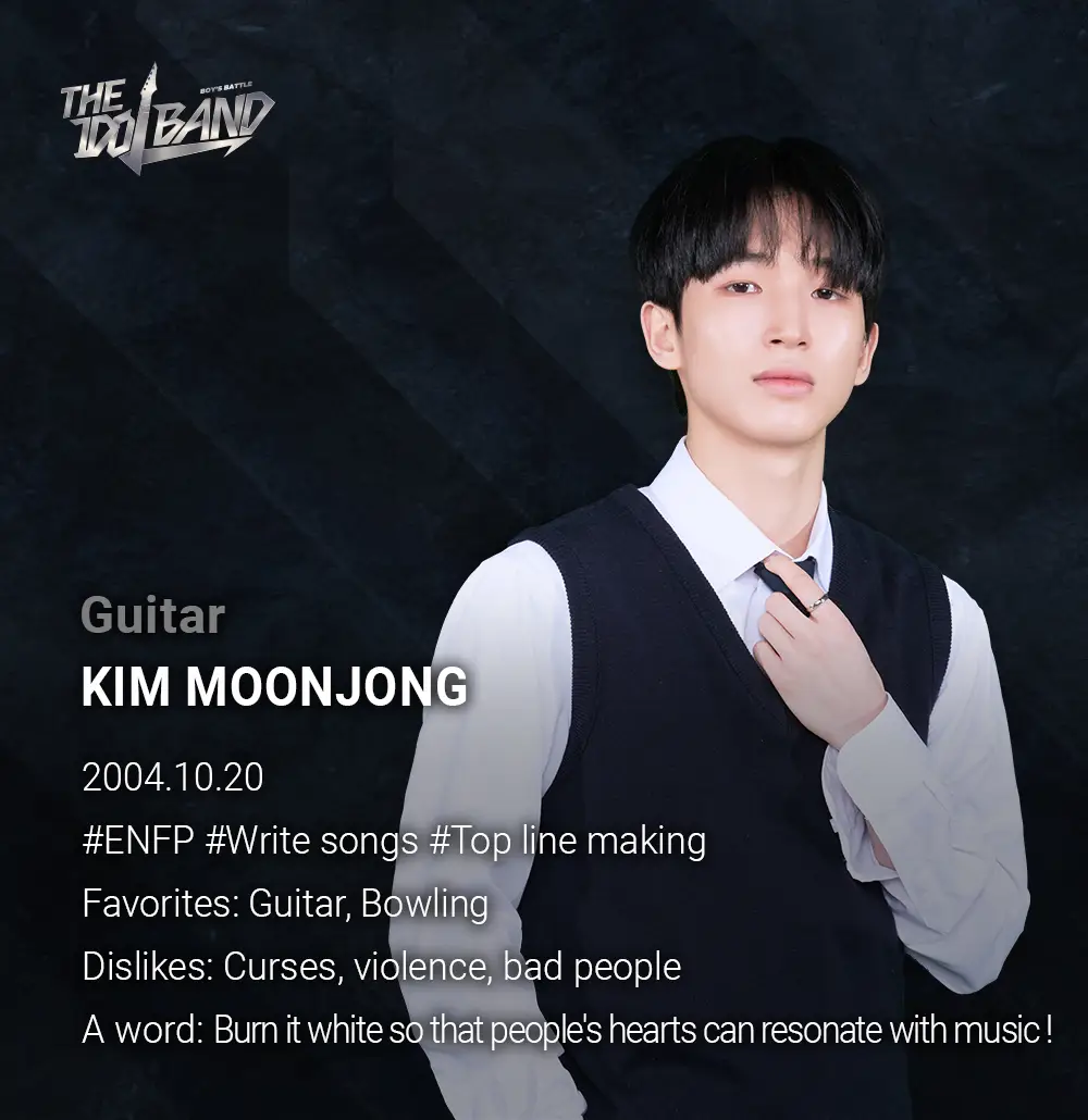 PARTYAFTERSIX member Kim Moonjong