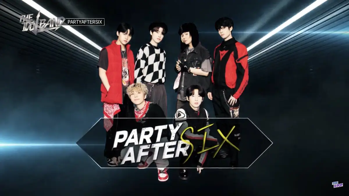 PARTYAFTERSIX members are Kim Sunghyo, Park Hyosung, Oya Takayuki, Kim Moonjong, Kwon Soonhwan, and Jae Kwanwoo.