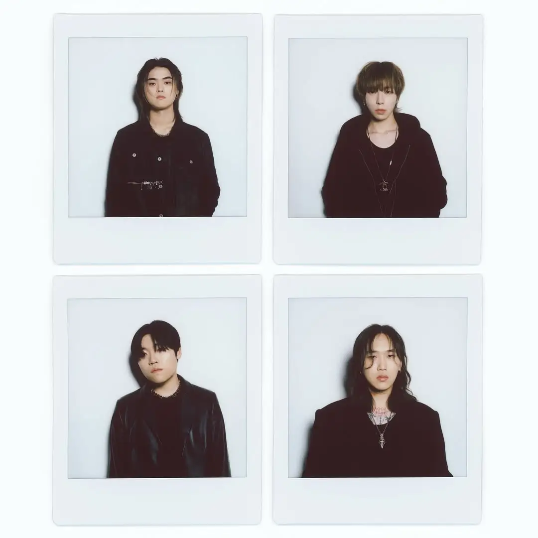 QUESTIONMARK members are Jay Moon, VINXEN, NE:ON, and Lee Sosang.