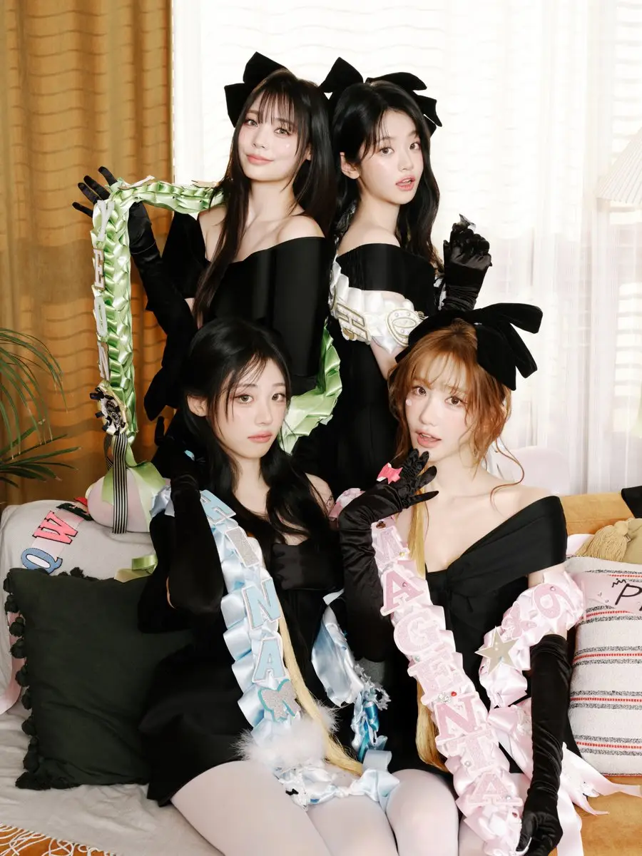 QWER members are Chodan, Magenta, Siyeon, and Hina.