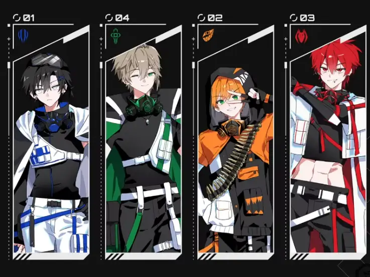 RE:REVOLUTION members are Jack, Onyu, Gemini, and Ryu.