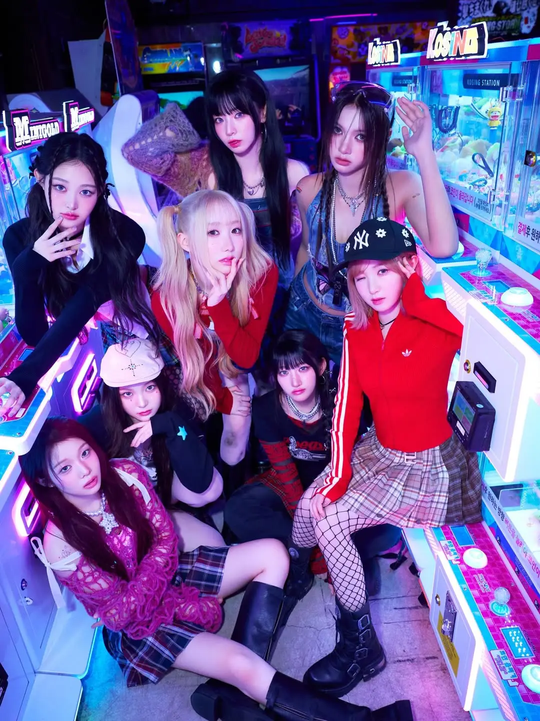 SAY MY NAME members are Hitomi, Shuie, Mei, Kanny, Soha, Dohee, Junhwi, and Seungjoo.