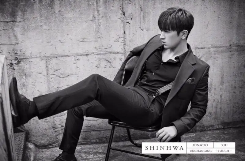 Shinhwa member Lee Min Woo