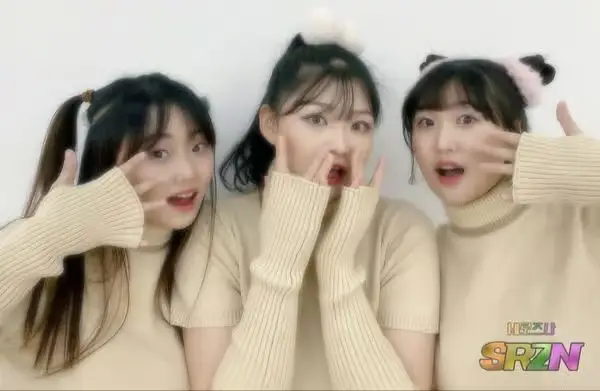 SRZN members are Deina, Seryeon, and Roz Kim.