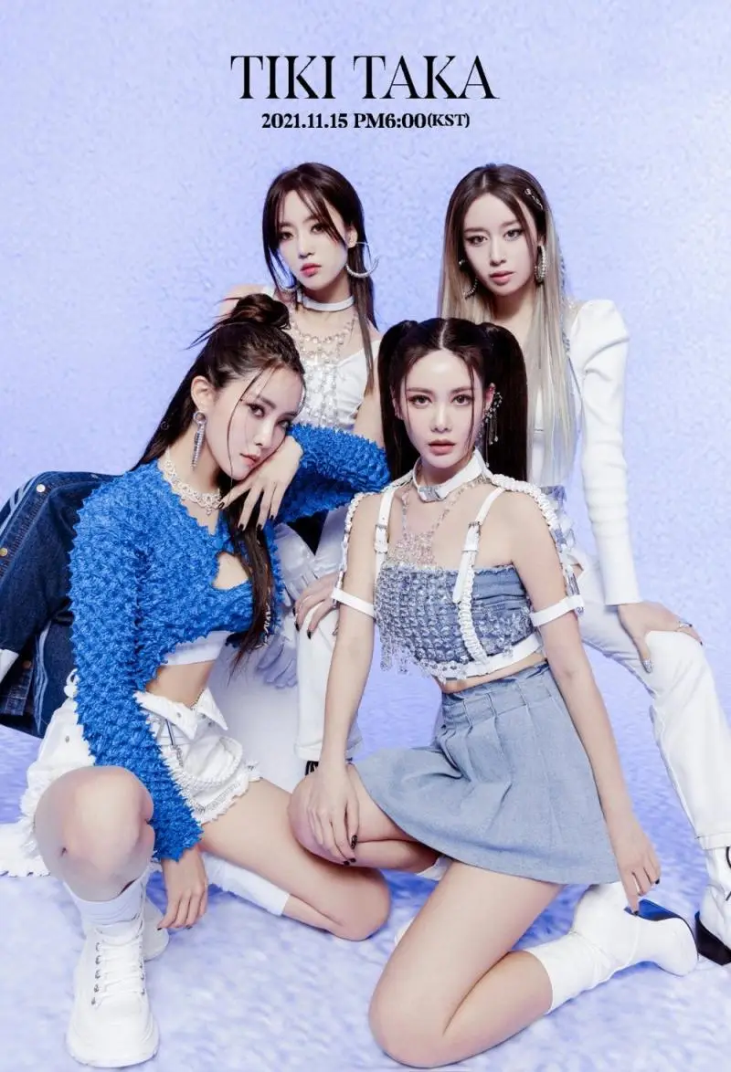T-ara members are Qri, Eunjung, Hyomin, and Jiyeon.