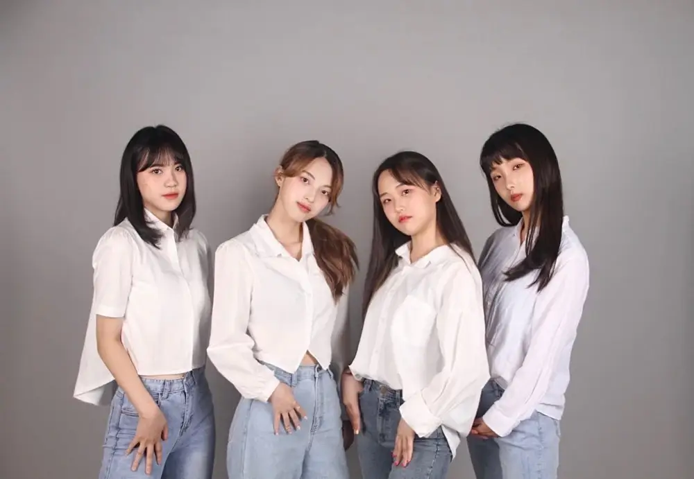 TIM A members are Sunyoung, Minji, Eungyo, and Hanbyul.