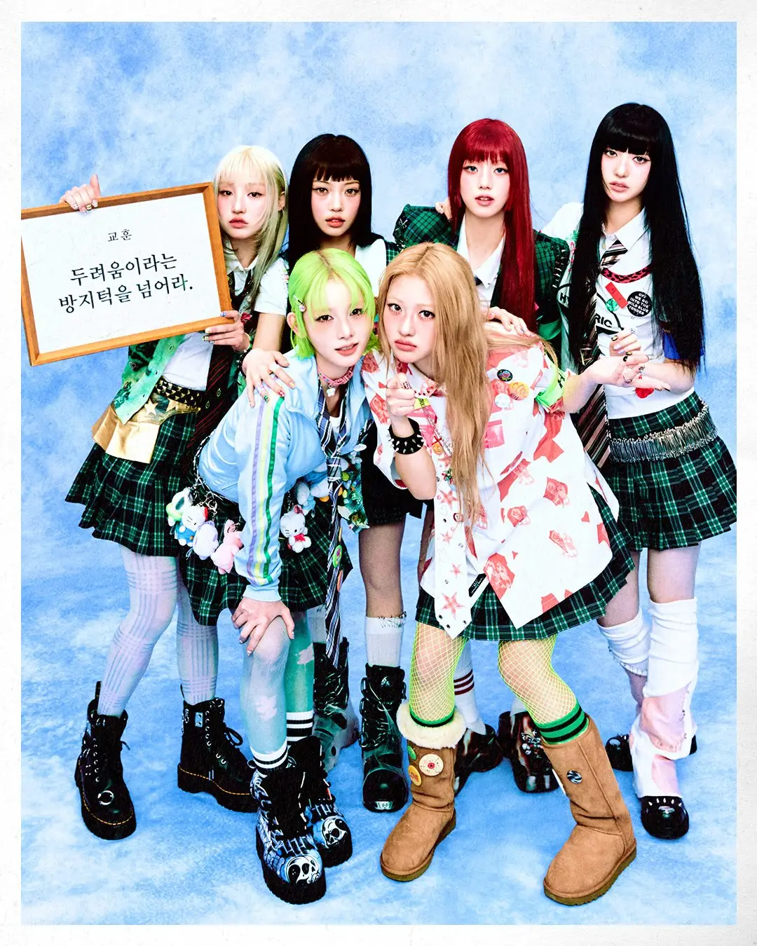 UNCHILD members are Heekie, Yeeun, Tina, Ako, Evon, and Haeun.