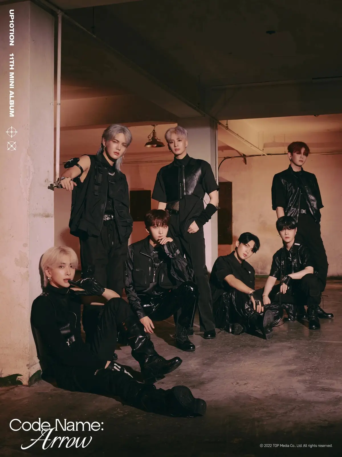 UP10TION members are Kuhn, Kogyeol, Bit-to, Sunyoul, Gyujin, Hwanhee, and Xiao.