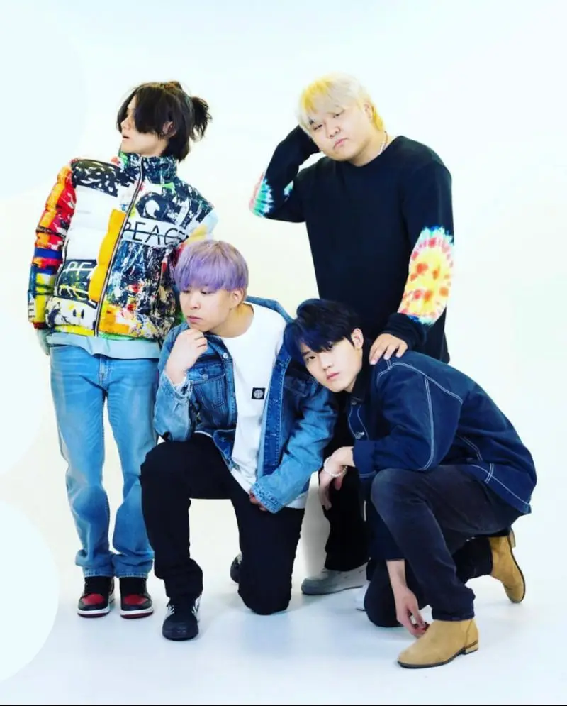 VISION members are B.K, DH, RAVE, and OSIX.