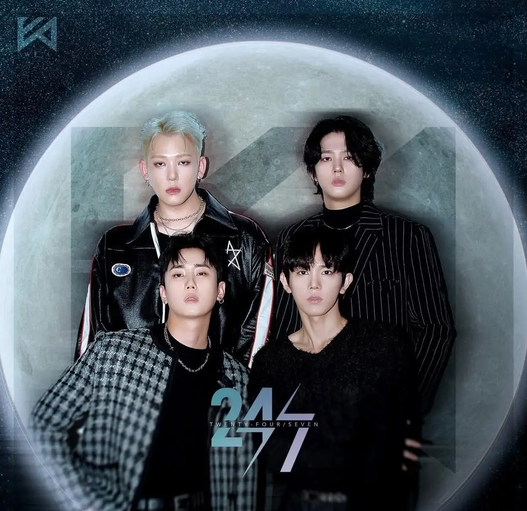 WE:A members are Jeongkyun, Ron, Kichun, and Z-UK.
