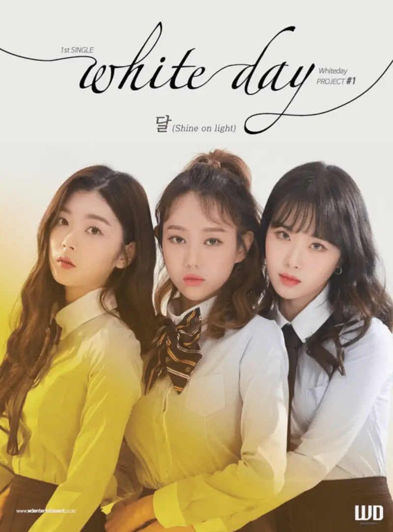 WhiteDay members are N/A.