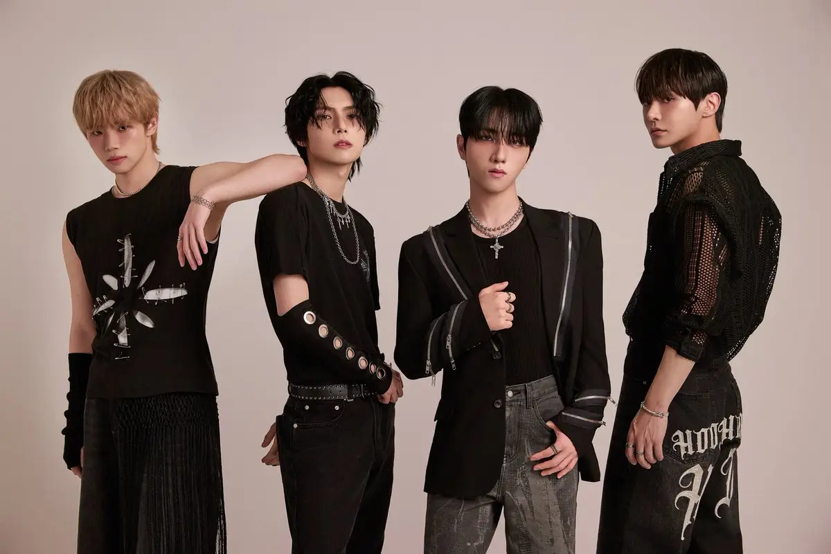 XONIK members are Leejun, Hyojin, Yeung, and Juchan.