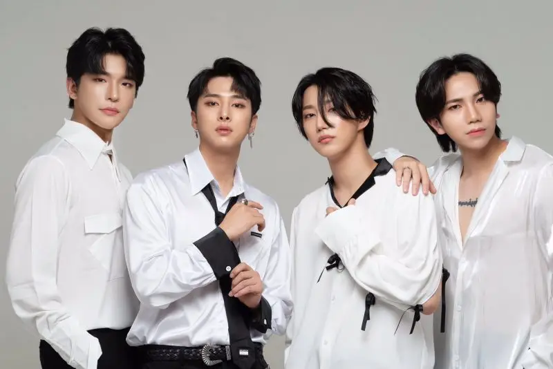Y&W members are Woojoo, Minsu, Ino, and Eunjae.